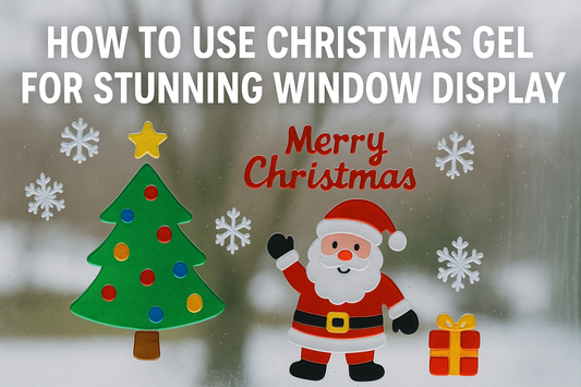 How to Use Christmas Gel Window Stickers for Stunning Window Displays