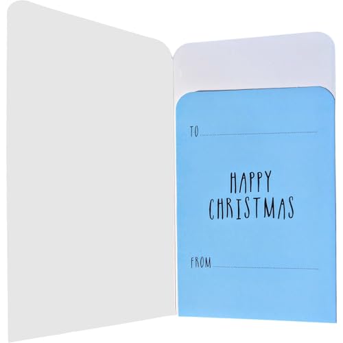 2-Pack – 8 Glittery Christmas Money Wallets for Kids with Red Envelopes – Santa, Snowman, Polar Bear & Festive Tree