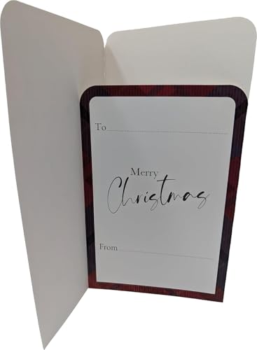 8-Pack Christmas Money Wallets with Red Envelopes β Tartan Design β Holds Cash, Gift Cards & Vouchers β 16 x 9 cm