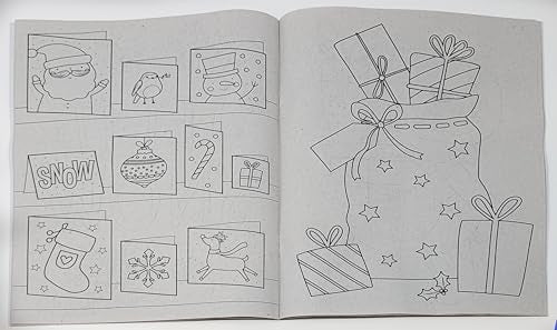 Christmas Activity Book Bundle (3 Pack) β Colouring, Dot to Dot & Puzzle Fun for Kids (48 Pages Each, A4 & Compact Sizes)