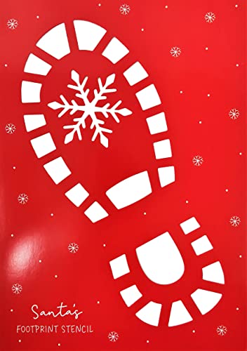 Christmas Eve Pack β Santa Placemat, Magic Key, Footprint Stencils, Stop Here Sign & Nice List Certificate