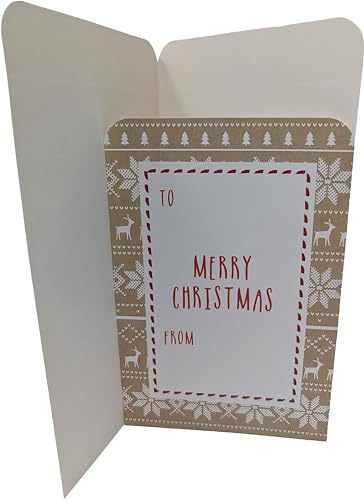8 Luxury Christmas Money Wallets with Envelopes – Gift Card & Cash Holders – Festive Designs – Voucher Envelopes – Xmas Greeting Wallets for Adults & Kids