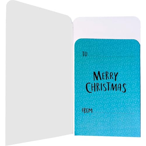2-Pack – 8 Glittery Christmas Money Wallets for Kids with Red Envelopes – Santa, Snowman, Polar Bear & Festive Tree