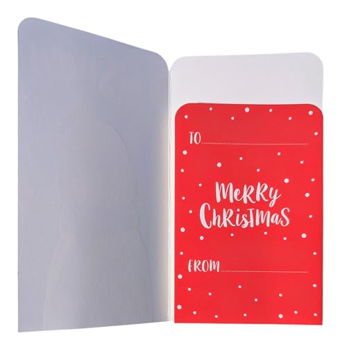 12 Christmas Money Wallets with Envelopes β Cash Gift Holders β Assorted Designs β Festive Money Cards for Children & Adults - Choose Design: