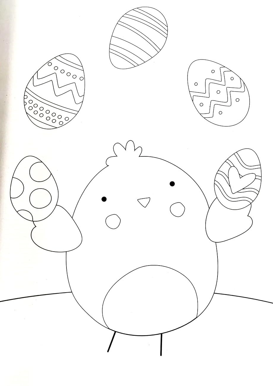 Easter Colouring Book for Kids & Adults β 48 Pages of Fun Easter Colouring | A4 Size, FSC Certified | Cute Bunnies, Eggs & Springtime Designs