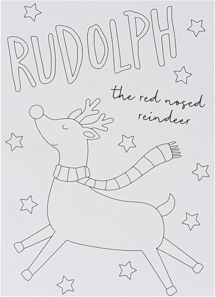 10 Colour Your Own Christmas Cards with Envelopes β Fun DIY Festive Greeting Card Set for All Ages β A6 Size