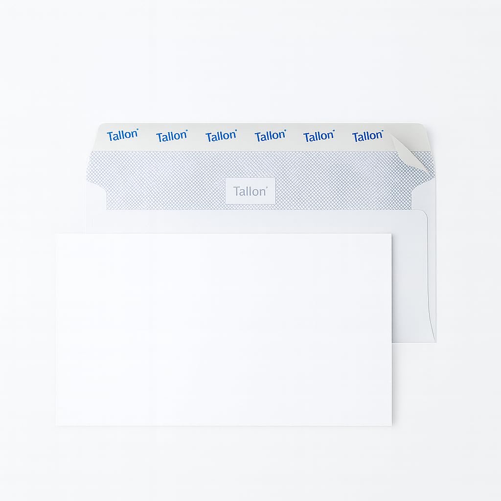 2 Pack C5 White Envelopes – 60 Total – Peel & Seal – Fits A4 Folded Once – 80gsm Security Print