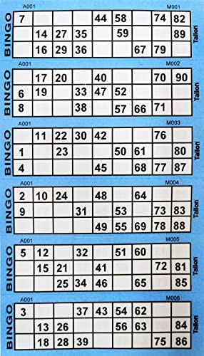 600 Bingo Tickets (1-90) β Perforated & Ready to Play β Choose Colour: Orange, Blue, Green, Pink, Yellow, Purple β Fundraisers, Clubs & Events