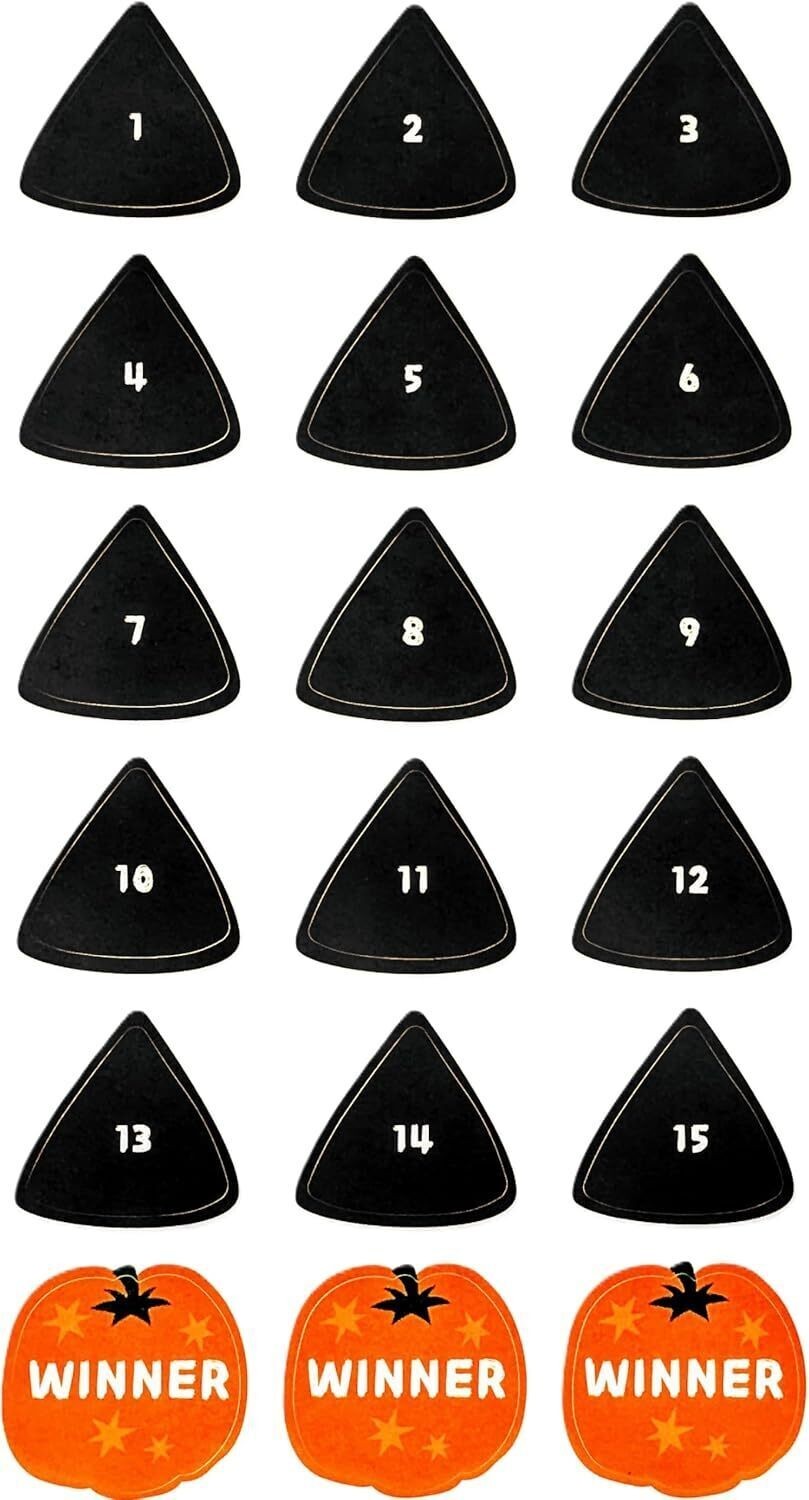 Halloween Party Game for Kids – Pin the Nose on the Pumpkin, Vampire or Skeleton