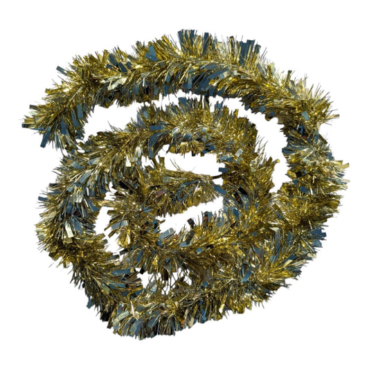 Luxury Christmas Tinsel – 2m Long Extra Thick 10cm – Red, Gold or Silver Garland