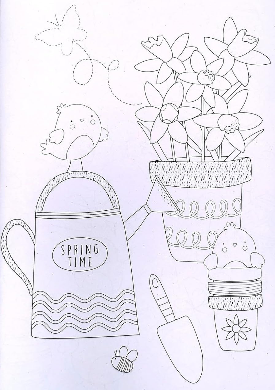Easter Colouring & Sticker Book for Kids (A4) | 48 Pages of Fun, Bonus Easter Stickers, Eco-Friendly FSC Certified Paper, Perfect for Holiday Activities & Easter Gifts