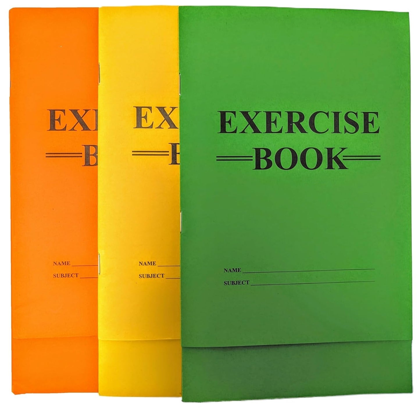 (12 Pack) A5 Exercise Books β 48 Lined Pages β Assorted Colours β School Writing Books β Ruled Notebooks for Kids, Students, Homework & Learning