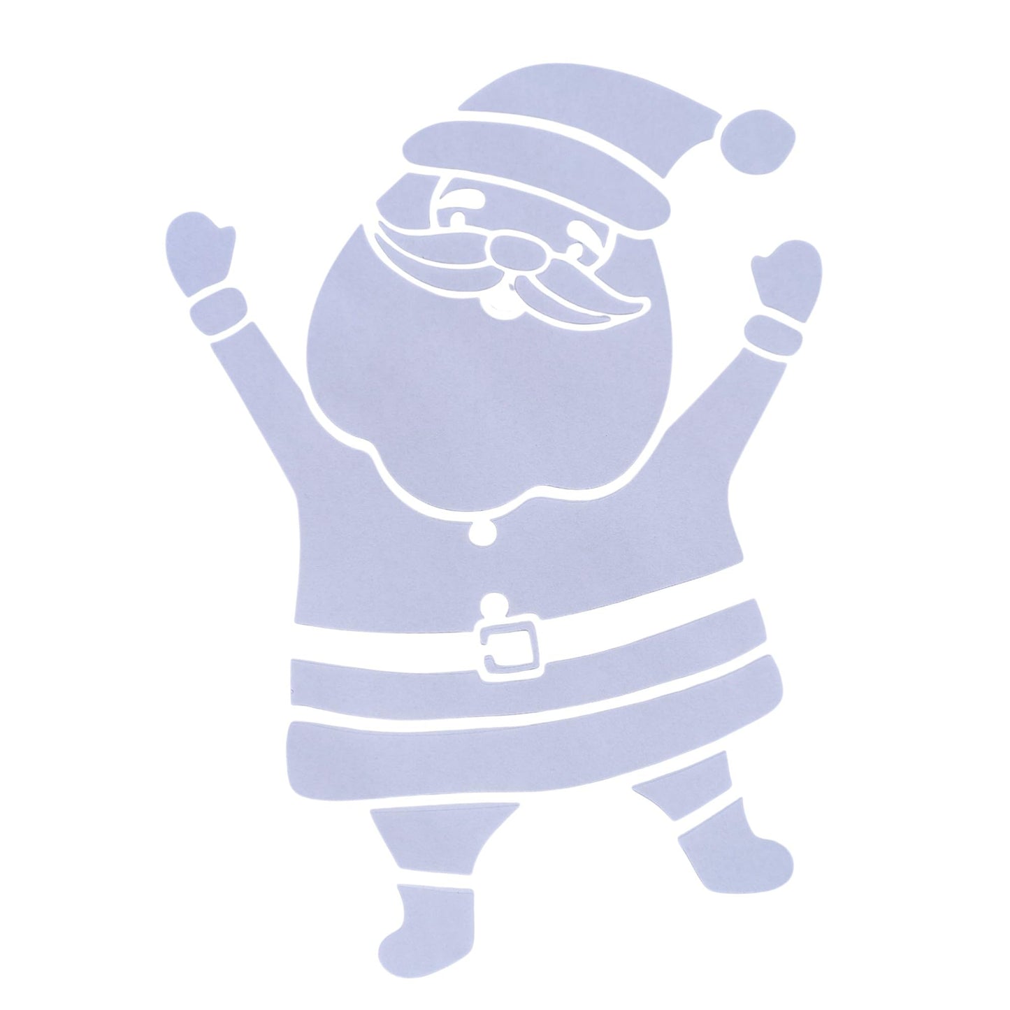 Reusable Christmas Window Stencils β 6 Pack β Large 30 Γ 22 cm β Durable Plastic for Snow Spray & Crafts
