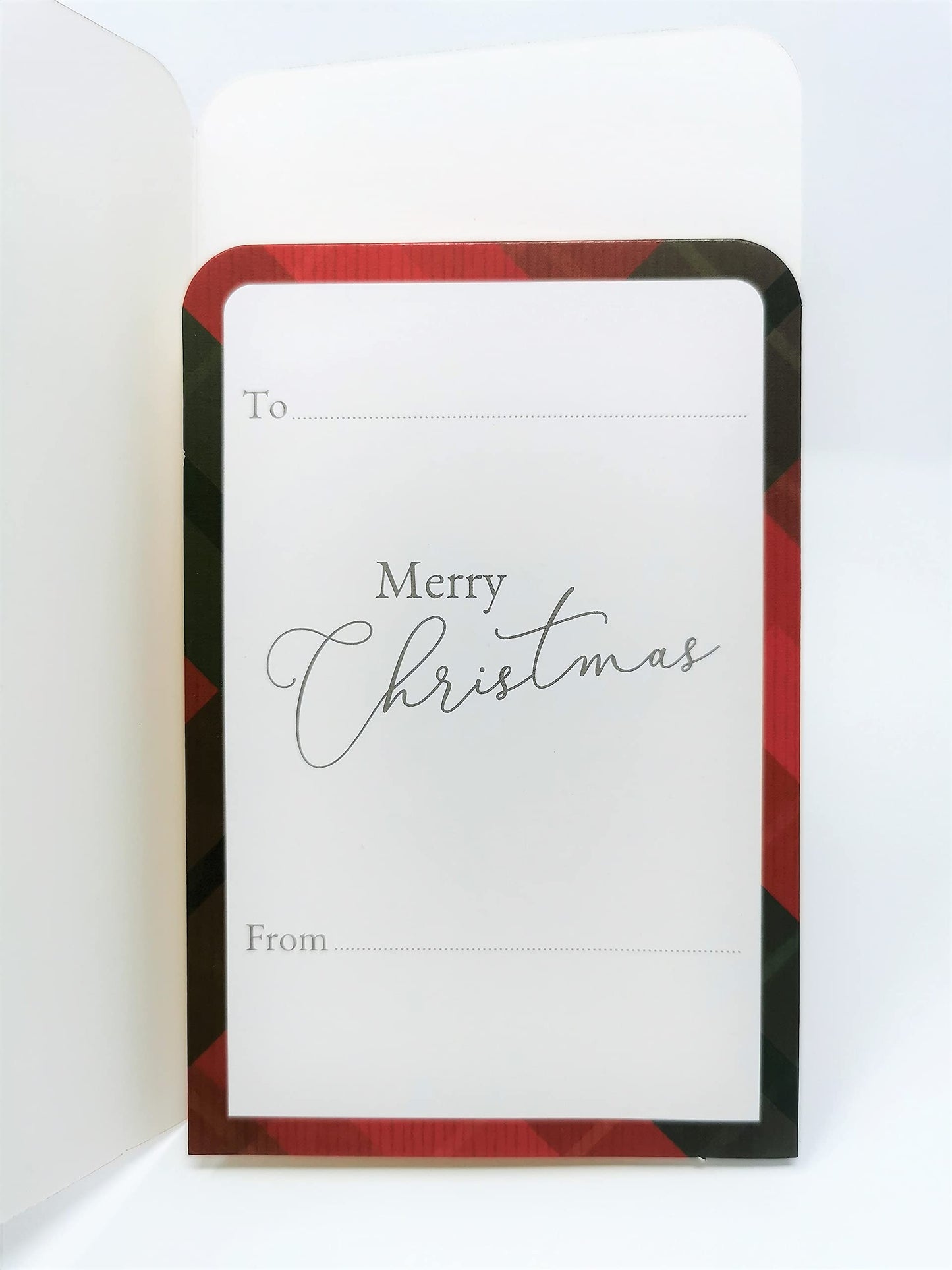 4 Christmas Money Wallets with Envelopes β Santa, Winter Door, Holly & Tartan Designs with Gold Foil Text β Perfect for Cash, Vouchers & Gift Cards (16 Γ 9 cm)