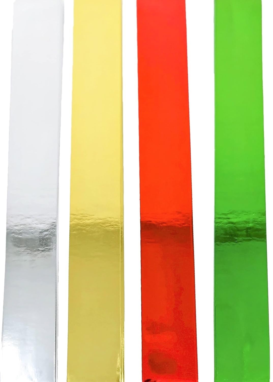 240 Foil Paper Chains – 3 × 80 Packs Self-Adhesive Garland Strips (22.2 × 2.7 cm)