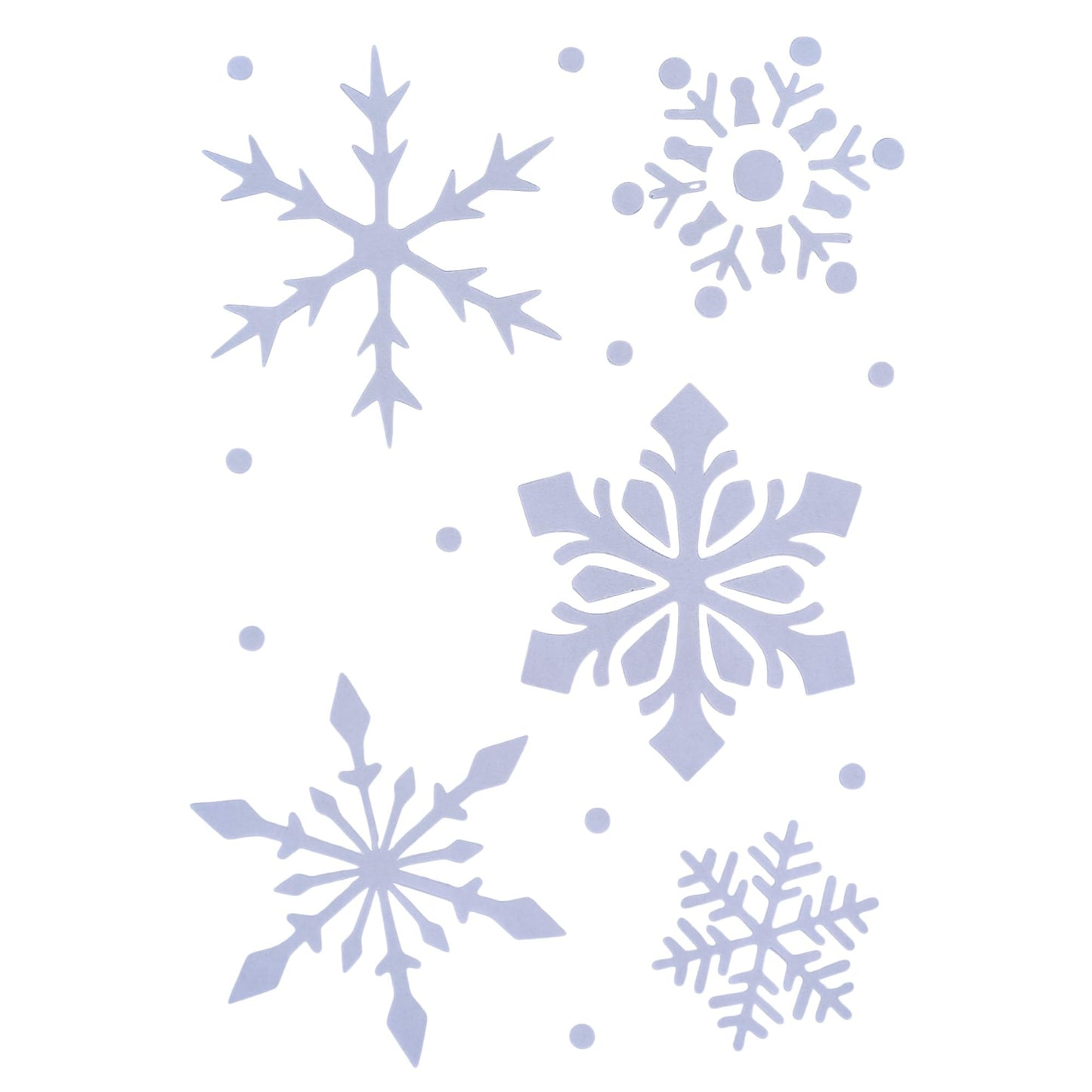 Reusable Christmas Window Stencils β 6 Pack β Large 30 Γ 22 cm β Durable Plastic for Snow Spray & Crafts