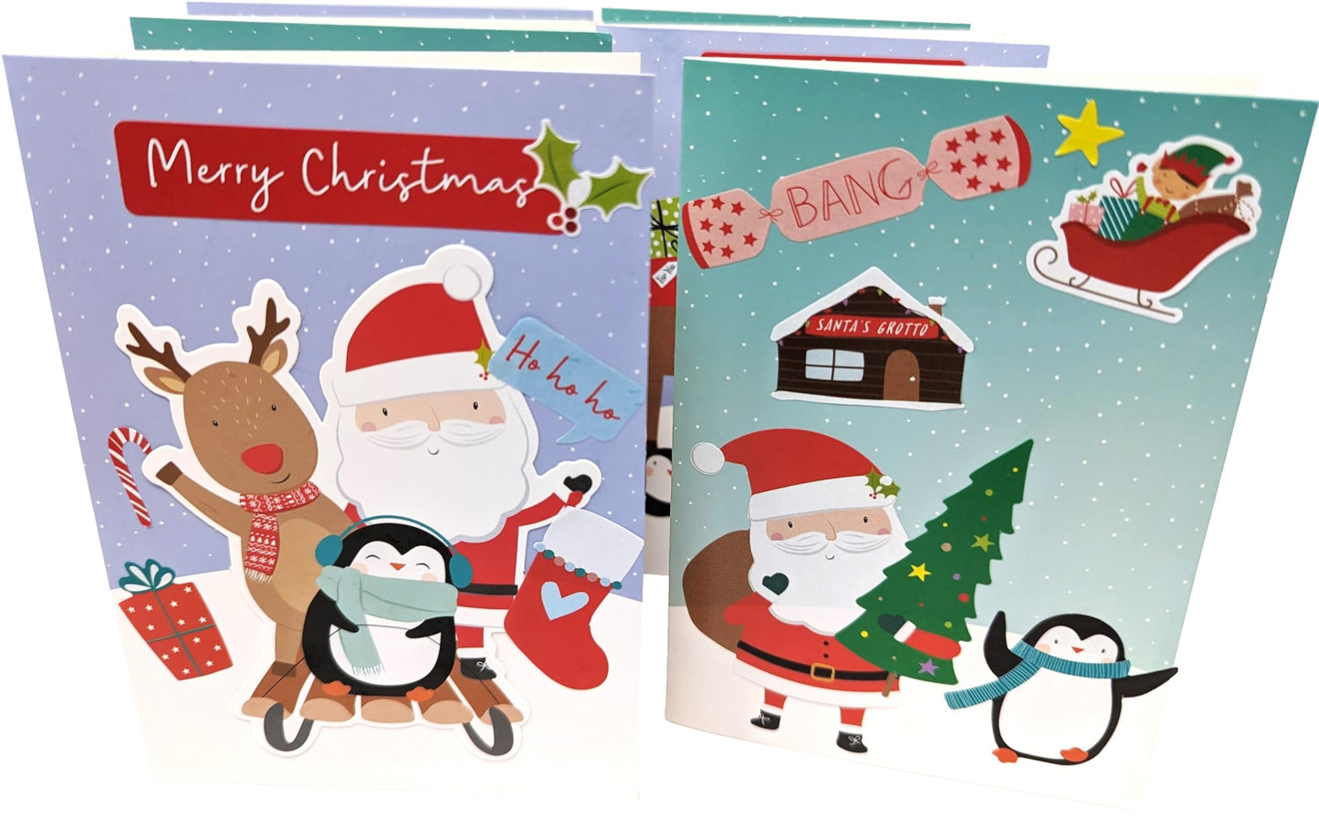 Make Your Own Christmas Cards Kit for Kids β 6 DIY Cards with Envelopes, Stickers & Pop-Out Decorations β Ages 3+
