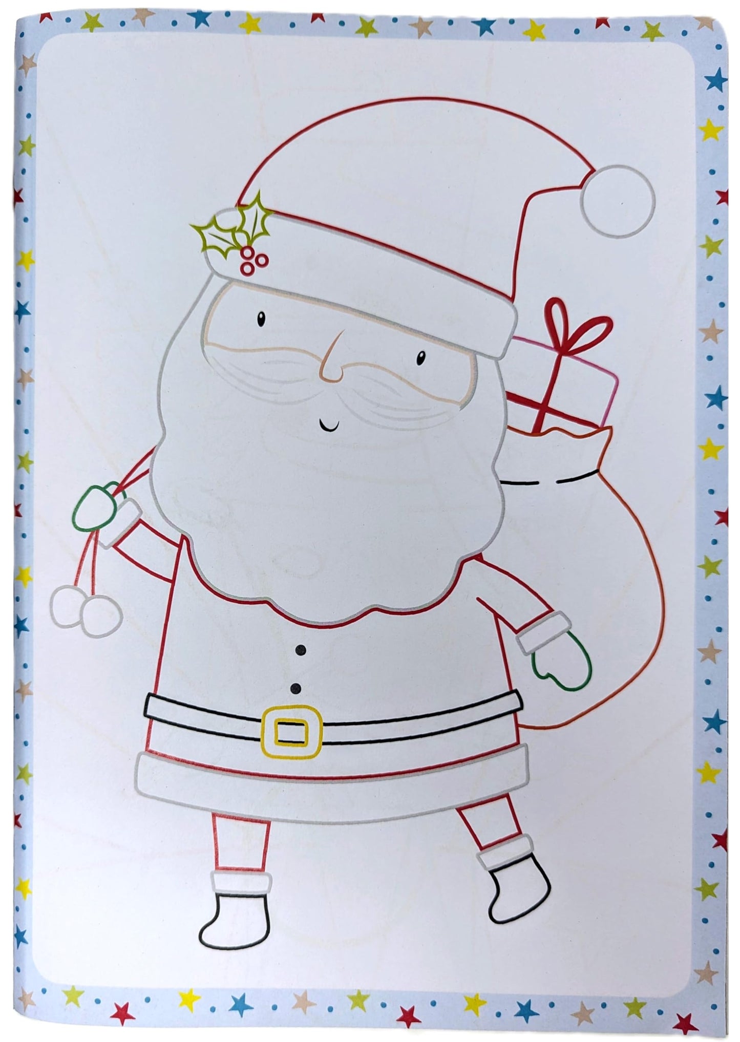2-Pack Christmas Colouring Books β A4 Size β 4 Foil Pages + 20 Colouring Pages Per Book β Stocking Filler Gift for Kids Ages 3+