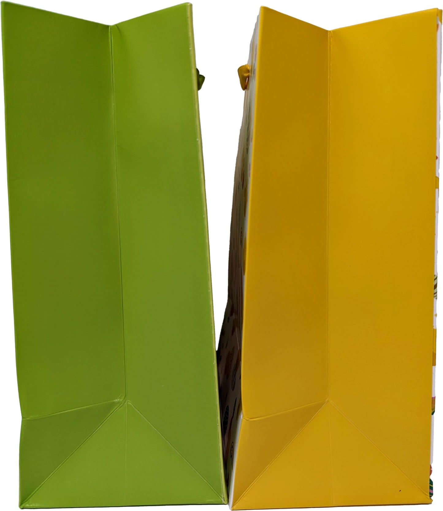 2 Luxury Easter Bunny & Chick Gift Bags - Medium: 23x18x10.2cm