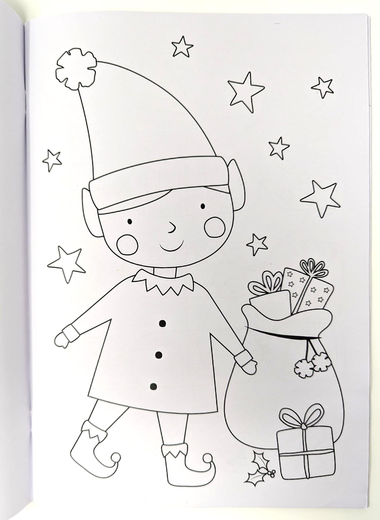 3-in-1 Christmas Activity Book Set – A4 Colouring, Dot to Dot & Puzzle – 3 Books, 48 Pages Each – Eco-Friendly Gift for Kids Ages 3–8