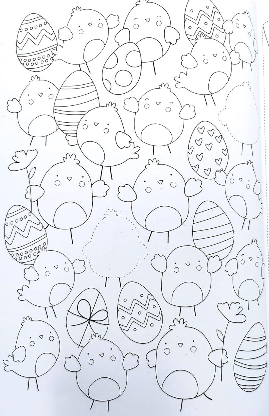 Easter Colouring & Sticker Book for Kids (A4) | 48 Pages of Fun, Bonus Easter Stickers, Eco-Friendly FSC Certified Paper, Perfect for Holiday Activities & Easter Gifts