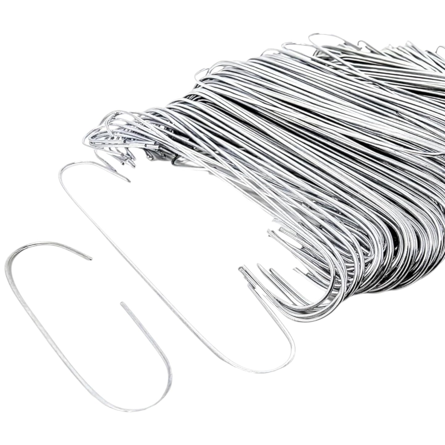 300 Silver Bauble Hooks β Mixed Sizes (3.5cm & 6cm) Durable Metal Ornament Hangers for Christmas Tree Decorations