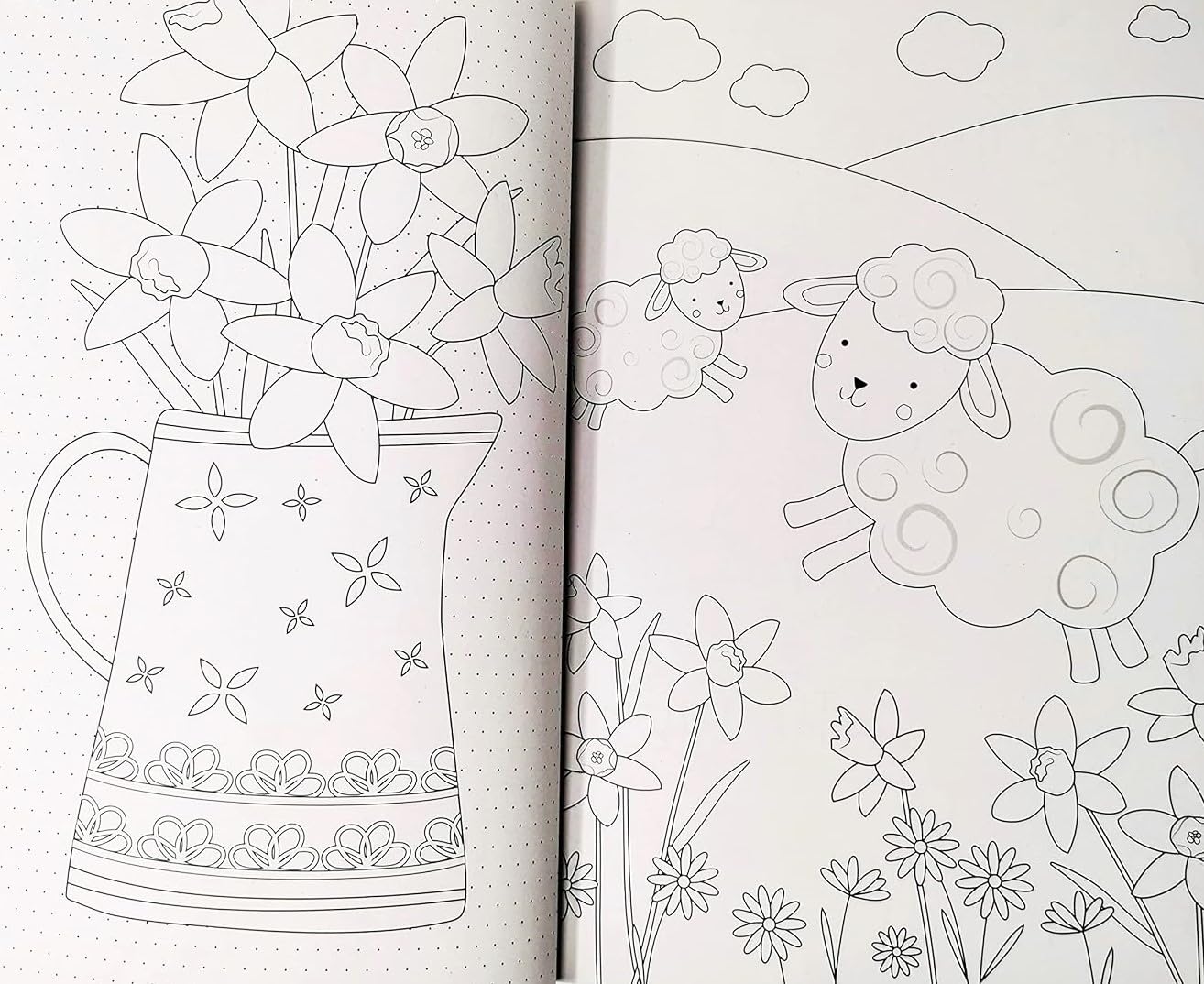Easter Colouring Book for Kids & Adults β 48 Pages of Fun Easter Colouring | A4 Size, FSC Certified | Cute Bunnies, Eggs & Springtime Designs