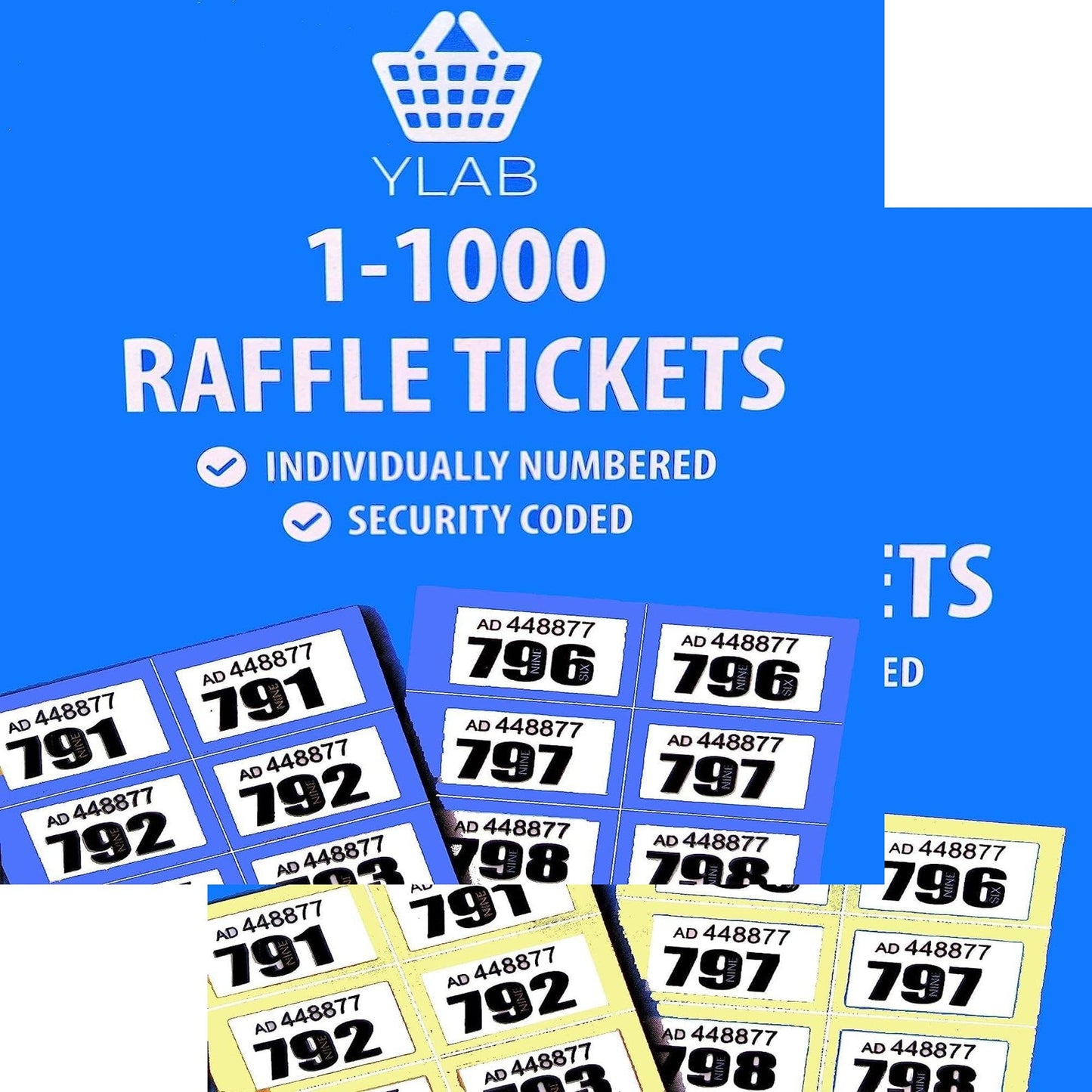MF Yellow & Blue Raffle 8001