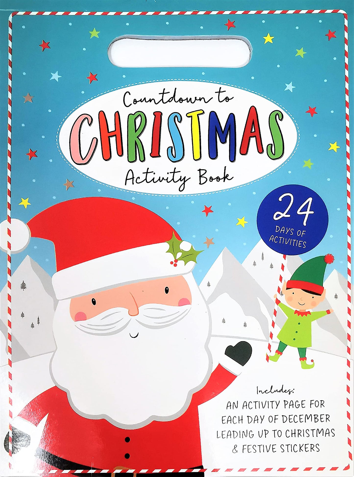 π Advent Book β Countdown to Christmas Activity Book with 25 Daily Festive Activities & 100 Stickers π