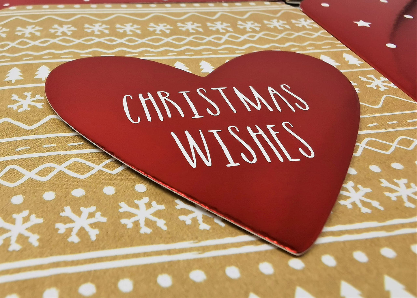 4-Pack 3D Christmas Money Wallets with Red Envelopes β Kraft & Red Foil Designs β Holds Cash, Gift Cards & Vouchers β 16 x 9 cm