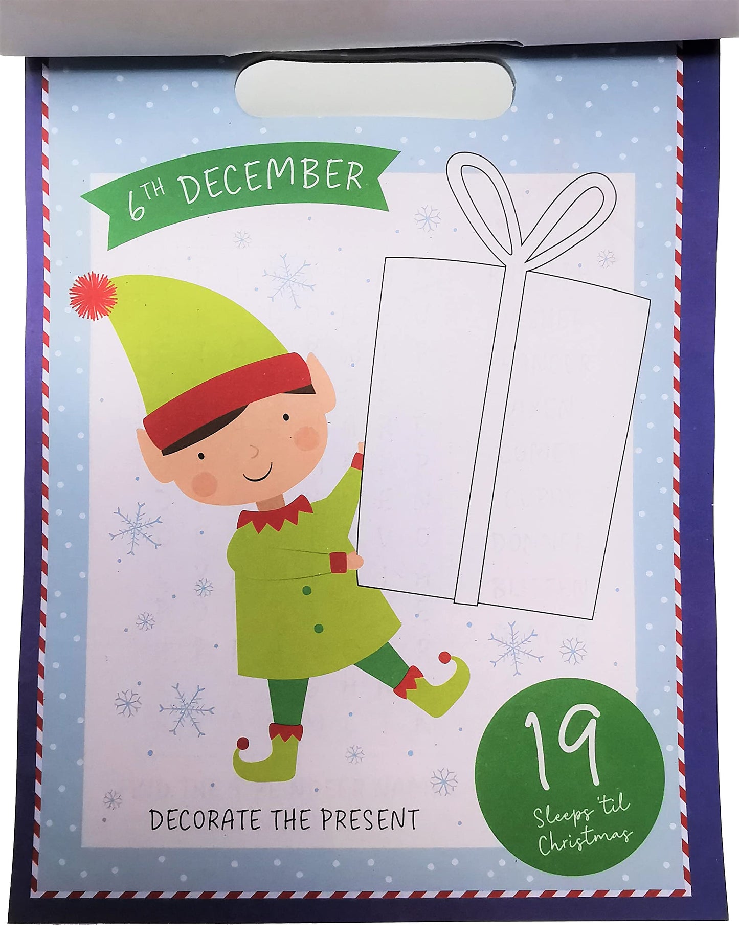 π Advent Book β Countdown to Christmas Activity Book with 25 Daily Festive Activities & 100 Stickers π