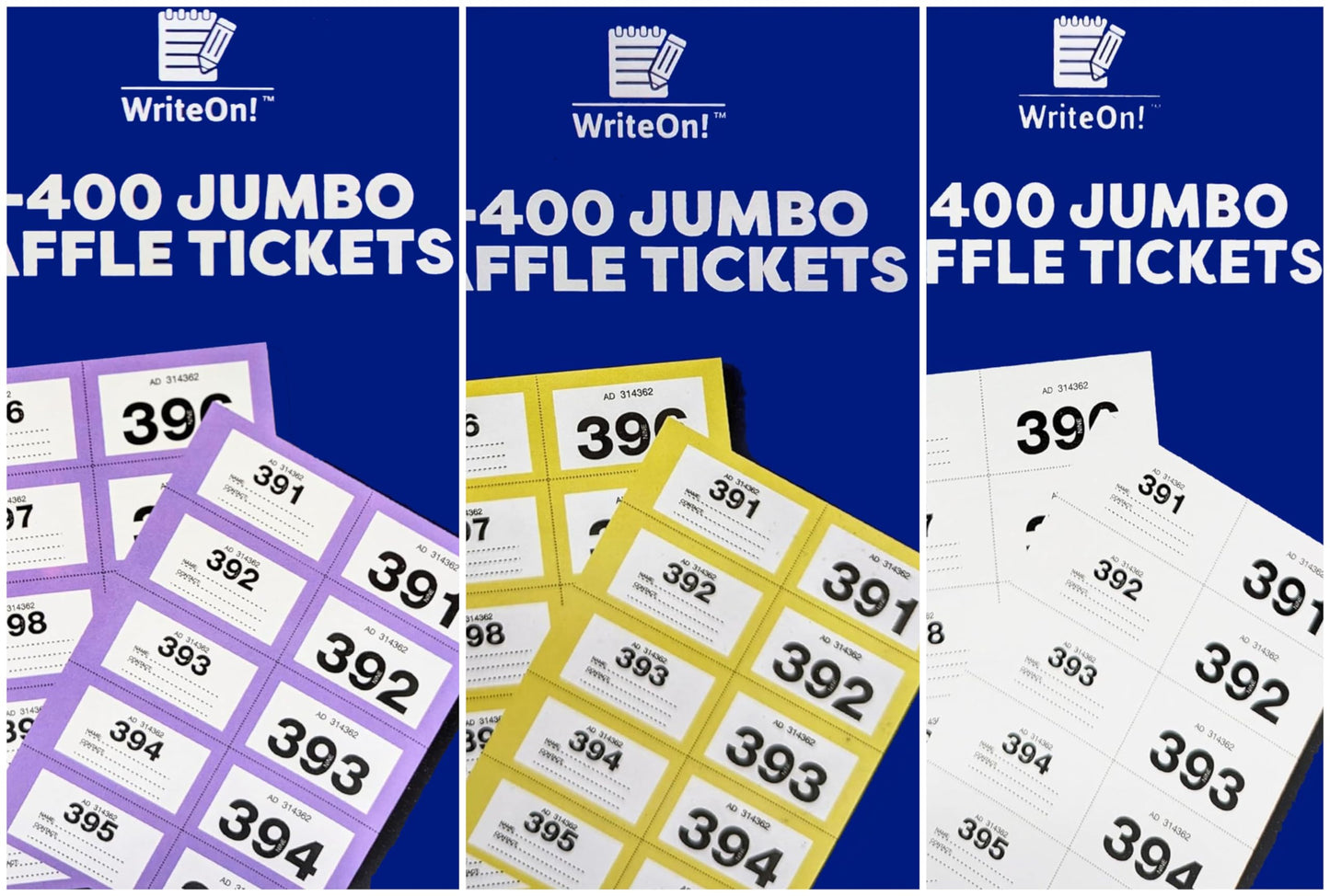 MF Purple, Yellow & White Jumbo