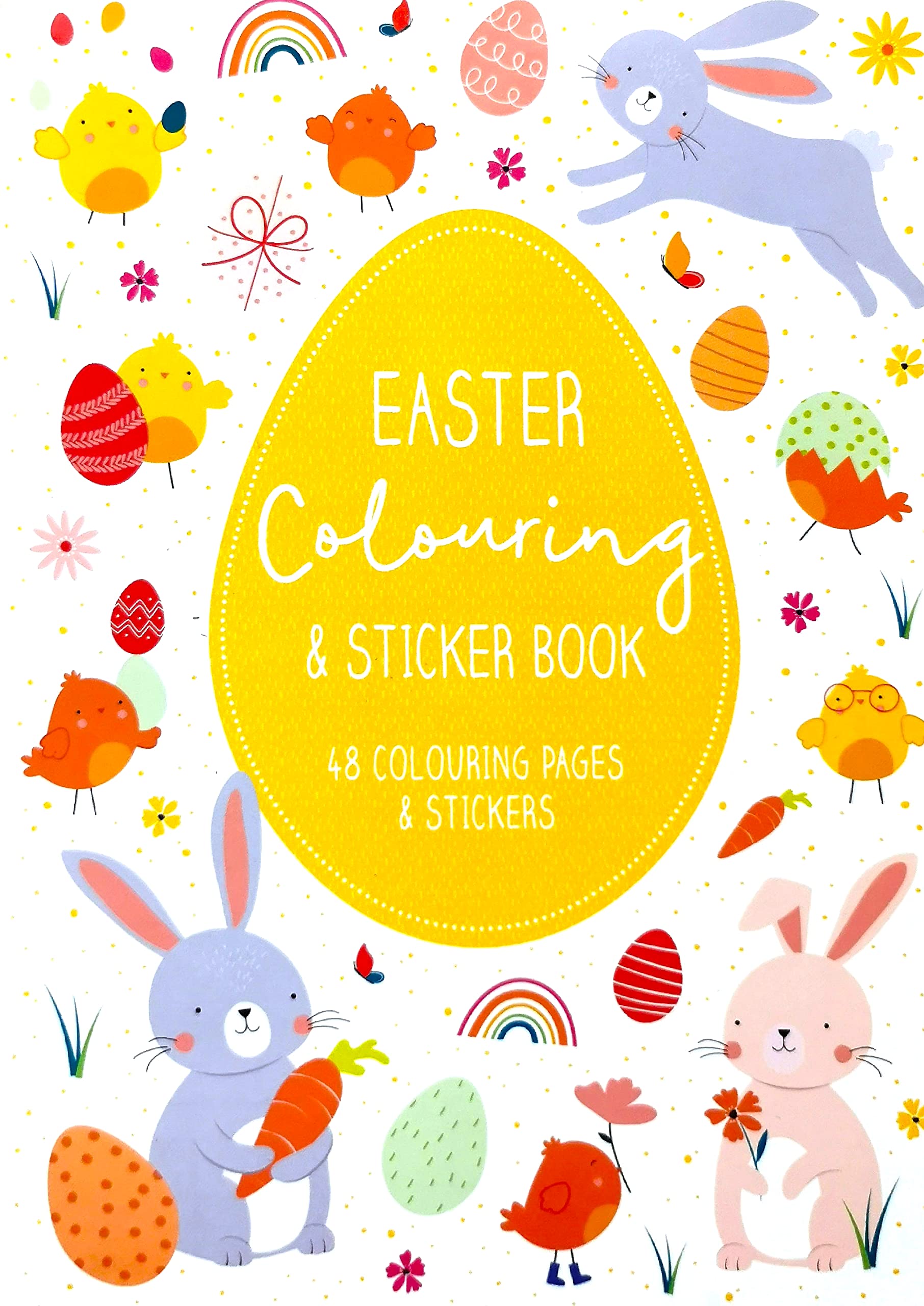 Set of 3 Easter Activity & Colouring Books for Kids – Includes Stickers, Puzzles, Crafts & Games – Fun & Educational Easter Gift – FSC Certified & Eco-Friendly - You Love a Bargain