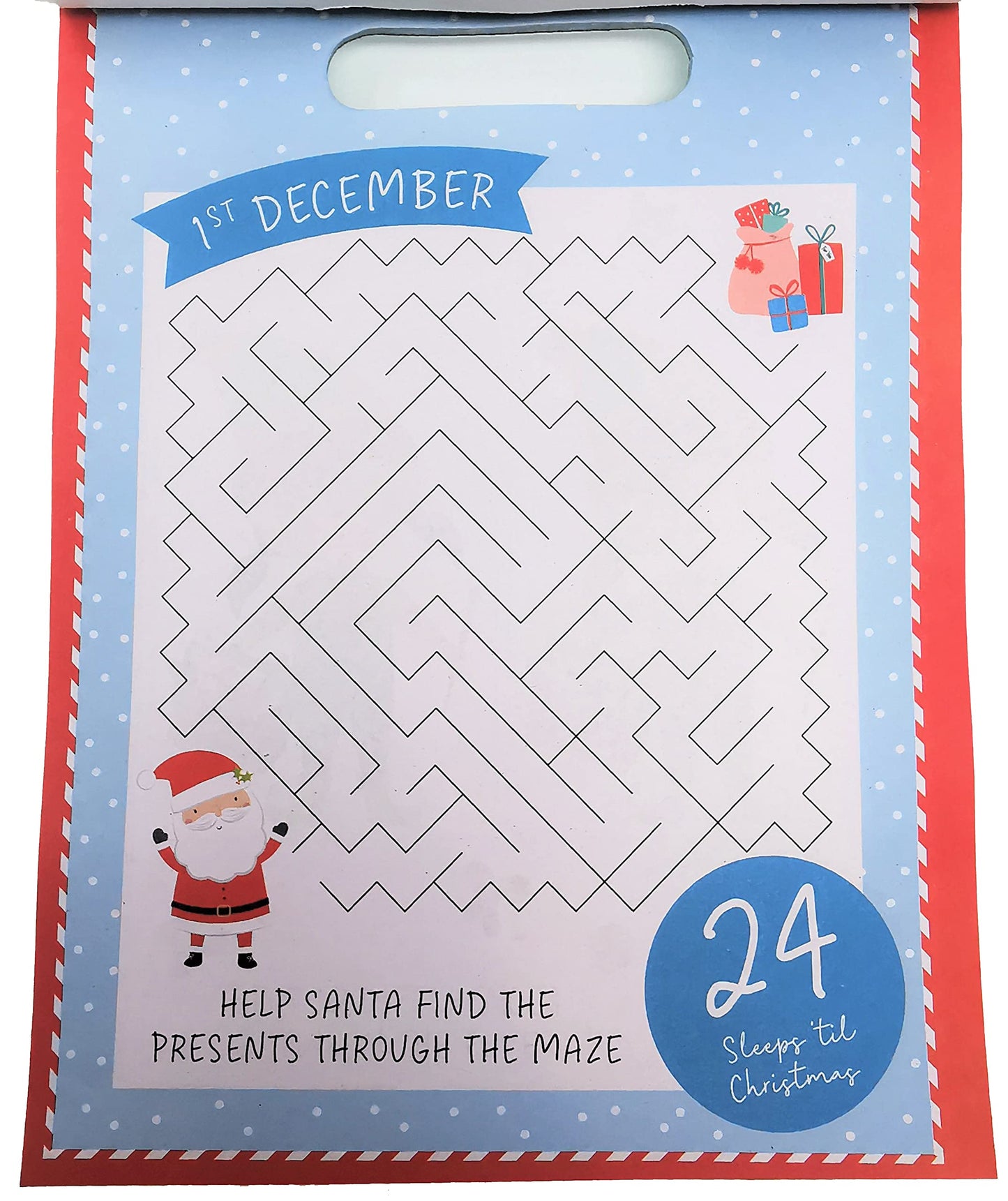 π Advent Book β Countdown to Christmas Activity Book with 25 Daily Festive Activities & 100 Stickers π