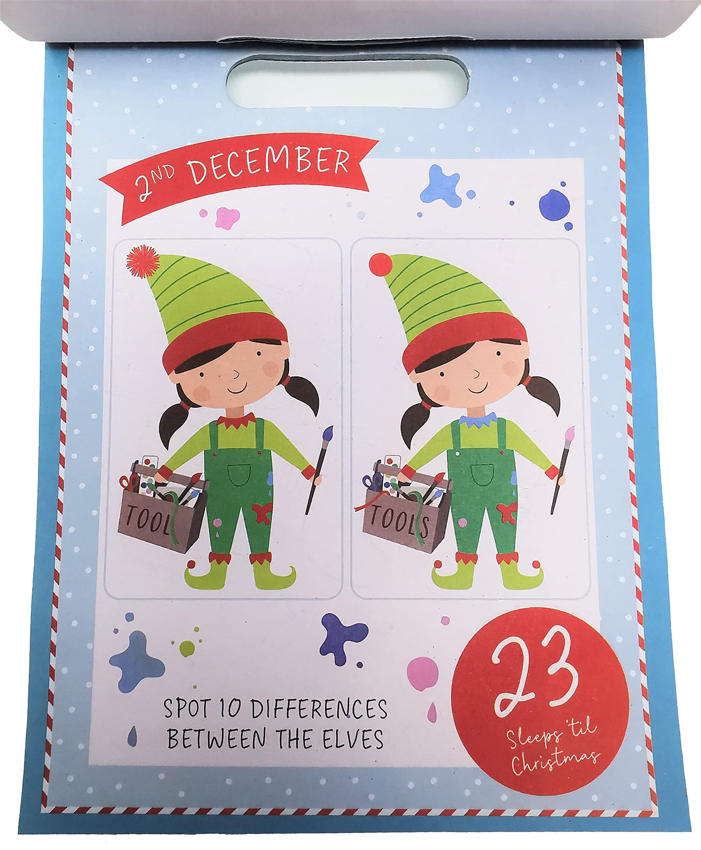π Advent Book β Countdown to Christmas Activity Book with 25 Daily Festive Activities & 100 Stickers π