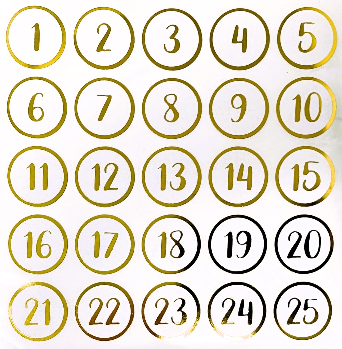 DIY Advent Calendar Kit – 25 Christmas House Boxes to Fill – Gold Number Stickers & String – Reusable Mini Gift Boxes – Make Your Own Advent Calendar - Dimensions per box: 5 x 5 x 8.5 cm