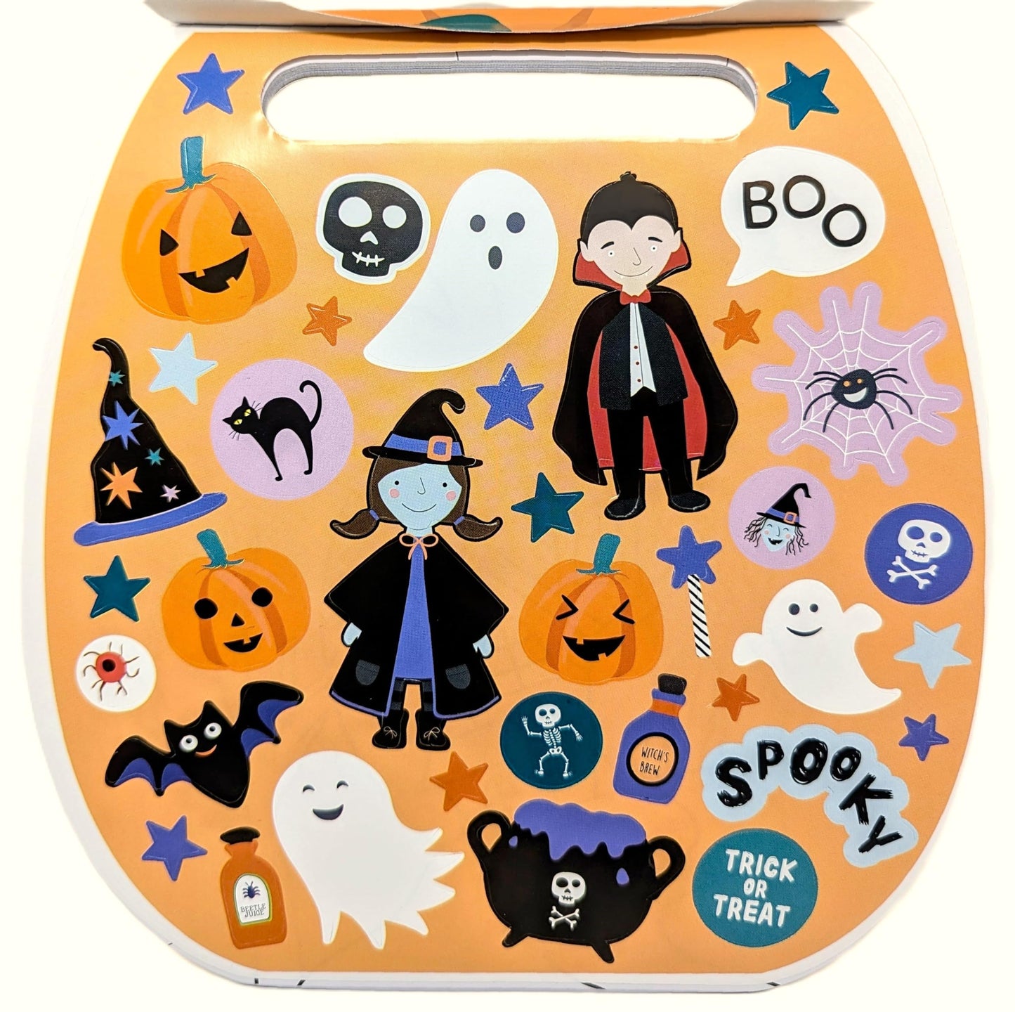 2-Pack Pumpkin Halloween Colouring & Activity Books β 30 Pages Each + Stickers β Mazes, Puzzles & Colouring Fun