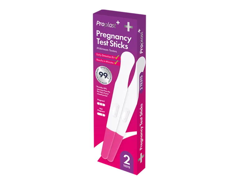 Pregnancy Test 2 Pack – 99% Accurate Midstream Tests – Fast & Easy Results