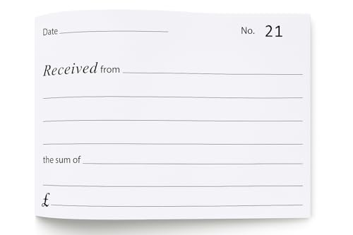 A6 Receipt Book with Carbon Copy Sheets – 80 Numbered Pages, 12.5 x 10.2cm, Perforated – Small Business Receipt Pad