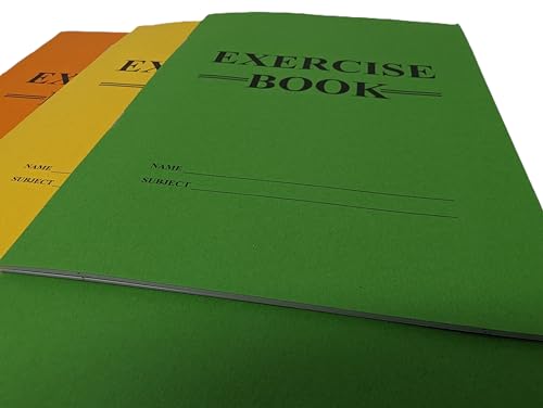 6 Pack Exercise Books - 48 Lined Pages - School Work Jotter Notepad - You Love a Bargain