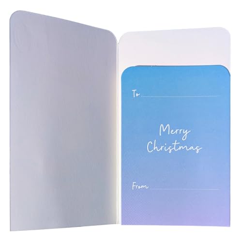 12 Christmas Money Wallets with Envelopes – Cash Gift Holders – Assorted Designs – Festive Money Cards for Children & Adults - Choose Design: