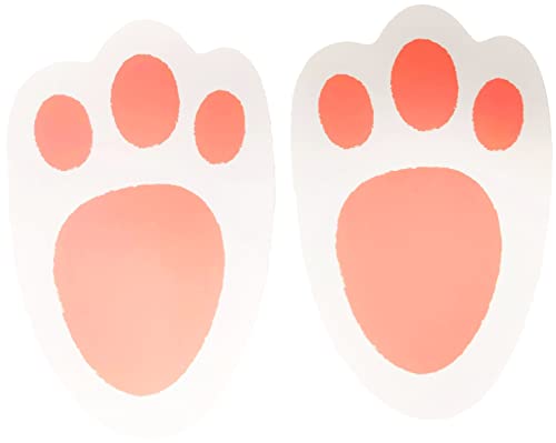 YLAB 15 Easter Bunny Footprints Feet - Egg Hunt Rabbit Paw Print
