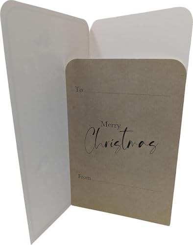 8 Christmas Robin Money Wallets with Envelopes – Festive Gift Card & Cash Holders – 16×9cm – White Envelopes Included