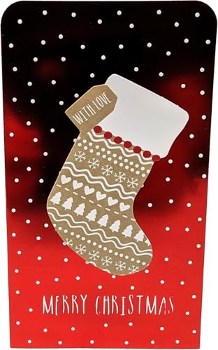 8 Christmas Money Wallets with Envelopes – Festive Designs – Holds Cash, Gift Cards & Vouchers – 16×9cm