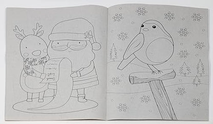 Christmas Activity Book Bundle (3 Pack) – Colouring, Dot to Dot & Puzzle Fun for Kids (48 Pages Each, A4 & Compact Sizes)