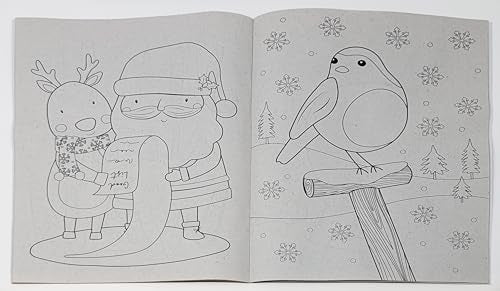 Christmas Activity Book Bundle (3 Pack) – Colouring, Dot to Dot & Puzzle Fun for Kids (48 Pages Each, A4 & Compact Sizes)