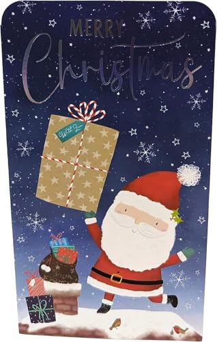 8 Christmas Santa Money Wallet with Envelopes