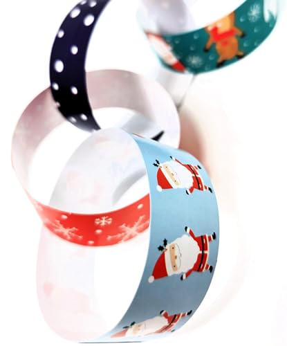 80 Christmas Paper Chains Garlands - Christmas Craft