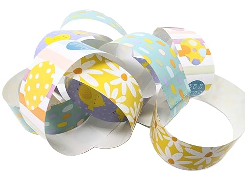 80 Easter Paper Chains - Peel & Seal - Decorations / Craft