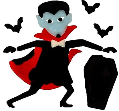 4 Sheets Halloween Gel Window Stickers – Vampire, Skeleton, Zombie & Happy Halloween Designs – Reusable Clings (19 × 19 cm)